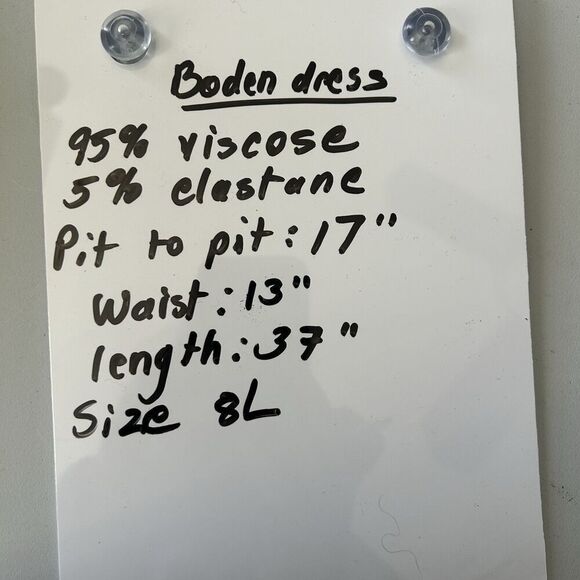 Boden Emma Dress A-Line Soft Knit Twist Front Knot Detail Gray Size 8L - Picture 12 of 13